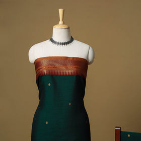 Dharwad cotton 3pc unstitched dress material with border 47