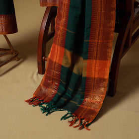 Dharwad cotton 3pc unstitched dress material with border 47