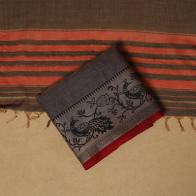 Dharwad cotton 3pc unstitched dress material with border 50