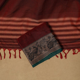 Dharwad cotton 3pc unstitched dress material with border 52