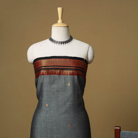 Dharwad cotton 3pc unstitched dress material with border 53