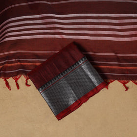 Dharwad cotton 3pc unstitched dress material with border 57