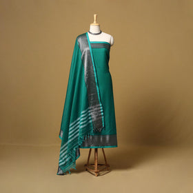 Dharwad cotton 3pc unstitched dress material with border 61