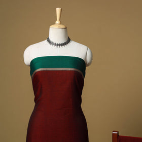 Dharwad cotton 3pc unstitched dress material with border 63