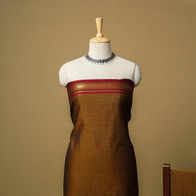 Dharwad cotton 3pc unstitched dress material with border 63