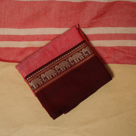 Dharwad cotton 3pc unstitched dress material with border 64