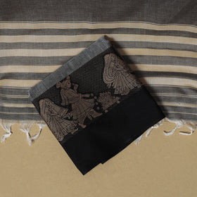 Dharwad cotton 3pc unstitched dress material with border 66