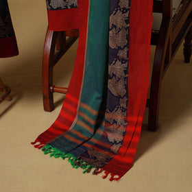 Dharwad cotton 3pc unstitched dress material with border 67