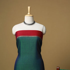 Dharwad cotton 3pc unstitched dress material with border 67