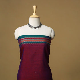 Dharwad cotton 3pc unstitched dress material with border 80