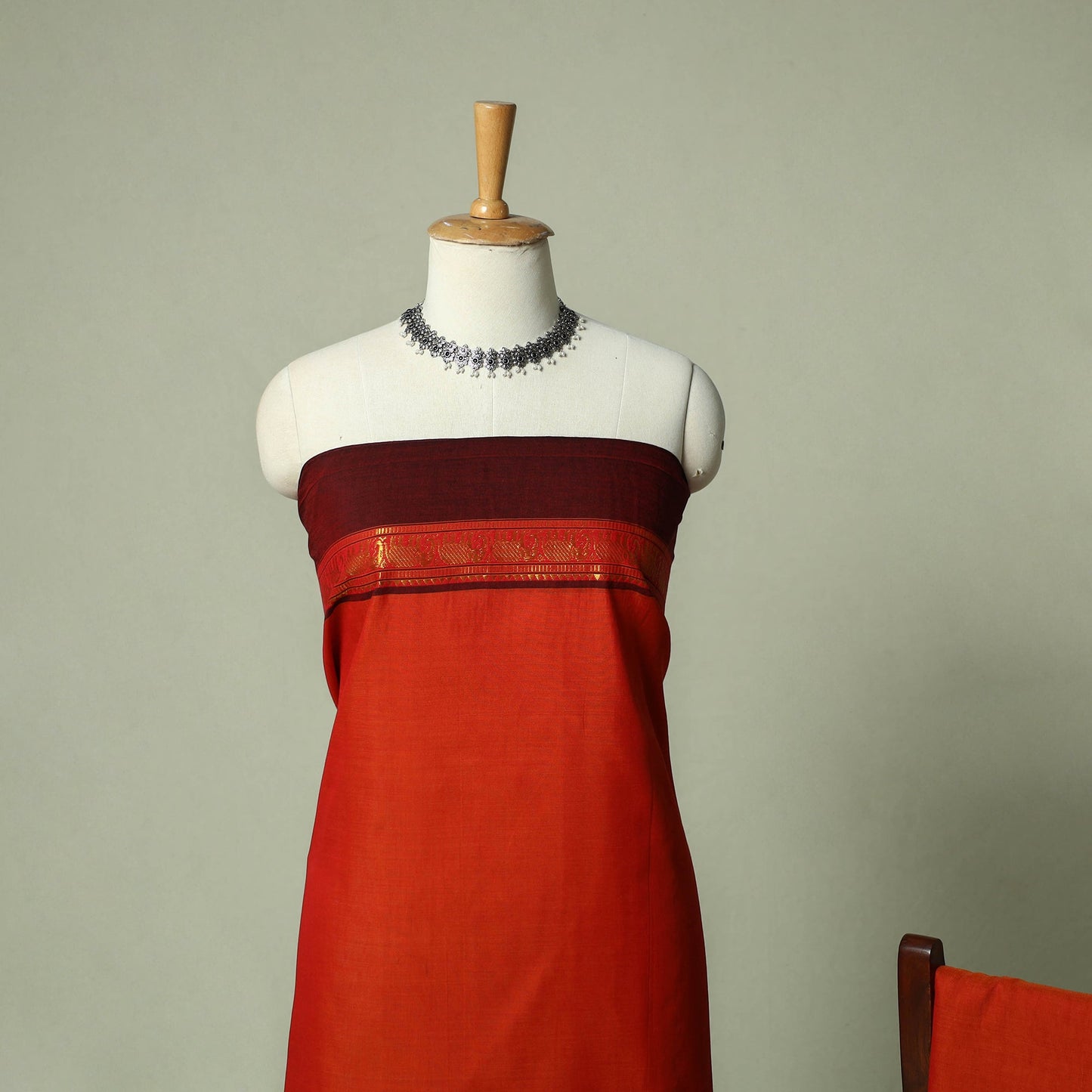 Dharwad cotton 3pc unstitched dress material suit set 02