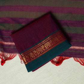 Dharwad cotton 3pc unstitched dress material suit set 04