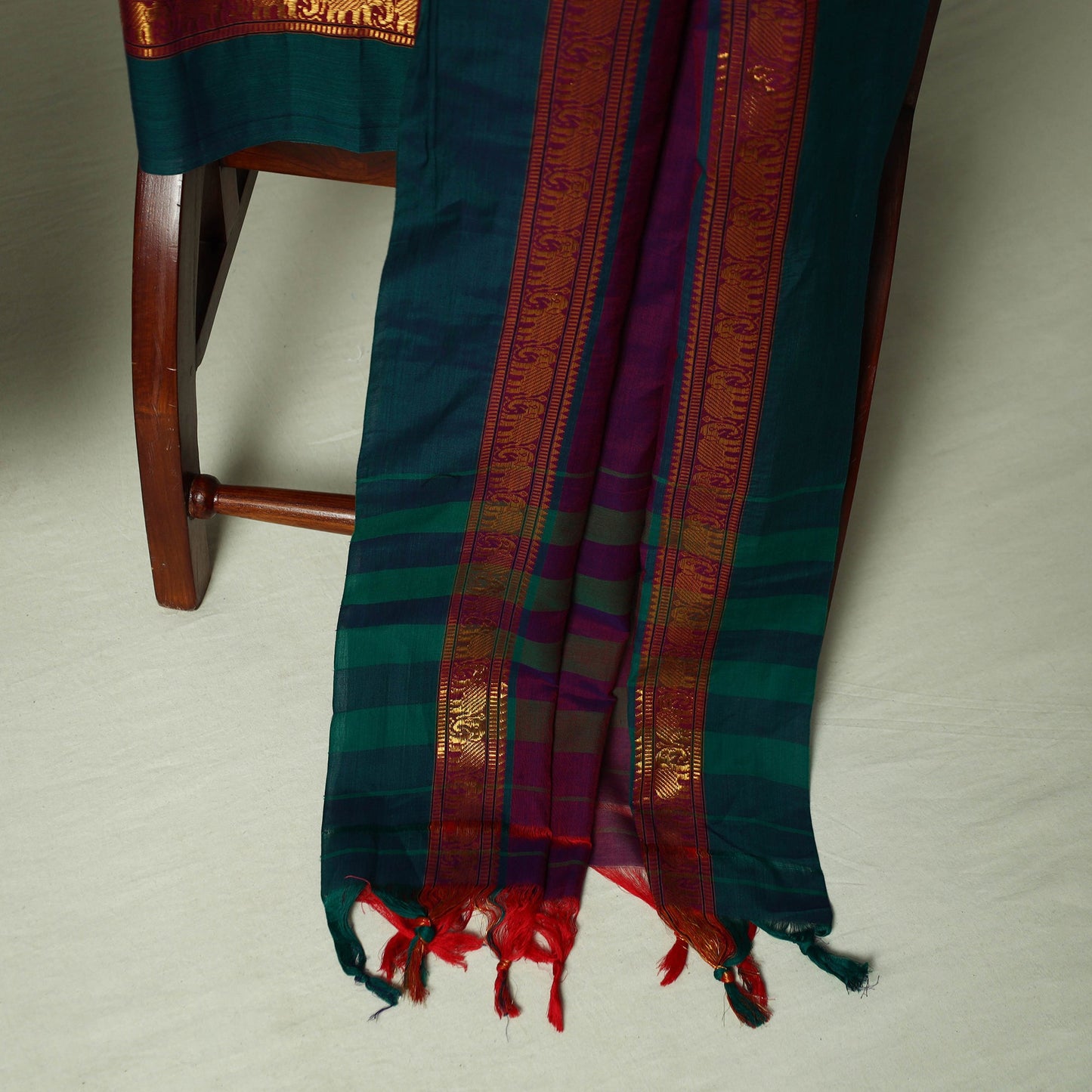 Dharwad cotton 3pc unstitched dress material suit set 04