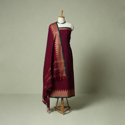 Dharwad cotton 3pc unstitched dress material suit set 51