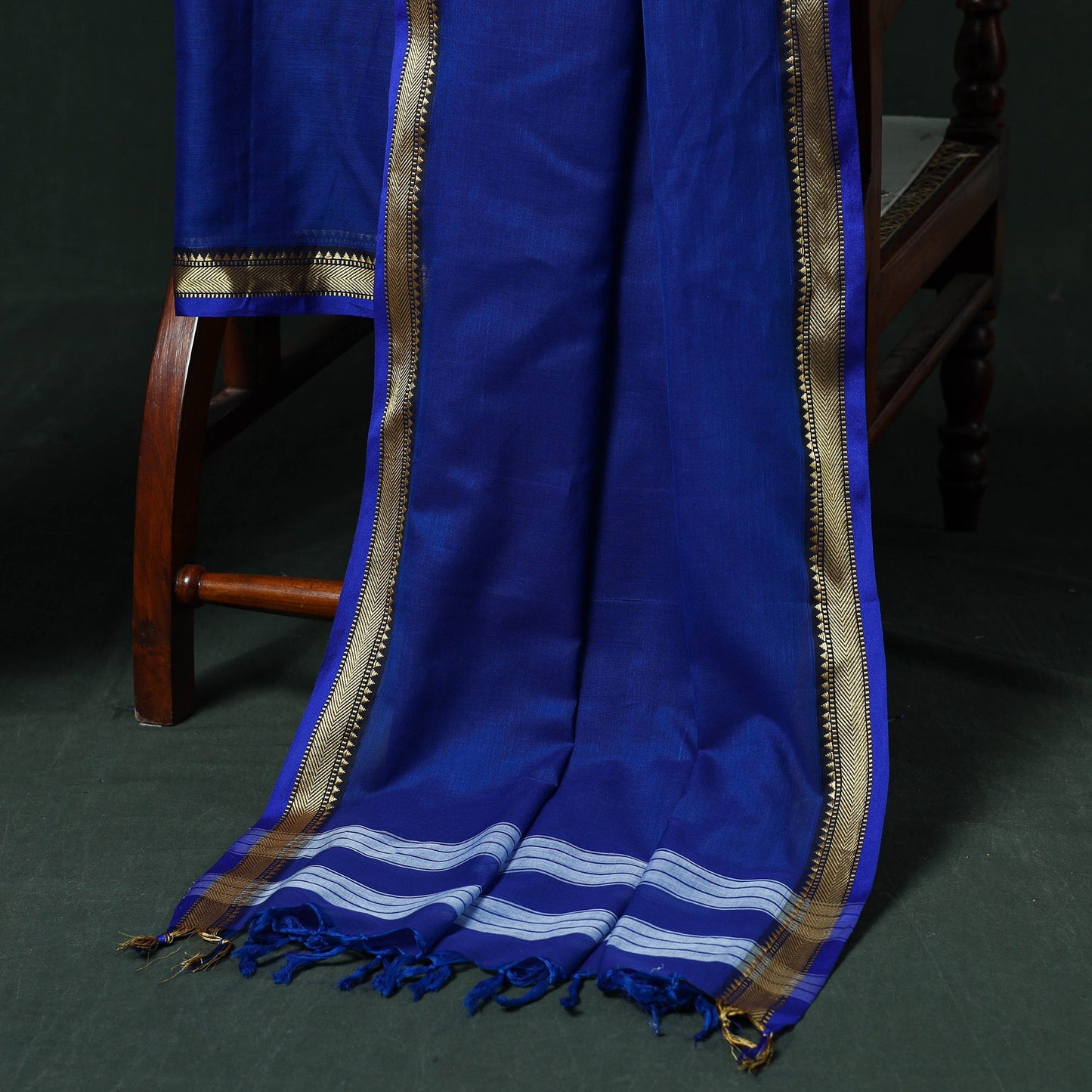 Dharwad cotton 3pc unstitched dress material with thread