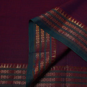 Dharwad cotton fabric with border 06 - handcrafted