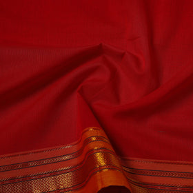 Dharwad cotton fabric with border 07 - handcrafted