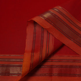 Dharwad cotton fabric with border 07 - handcrafted