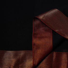 Dharwad cotton fabric with border 08 - handcrafted