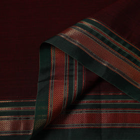 Dharwad cotton fabric with border 13 - handcrafted