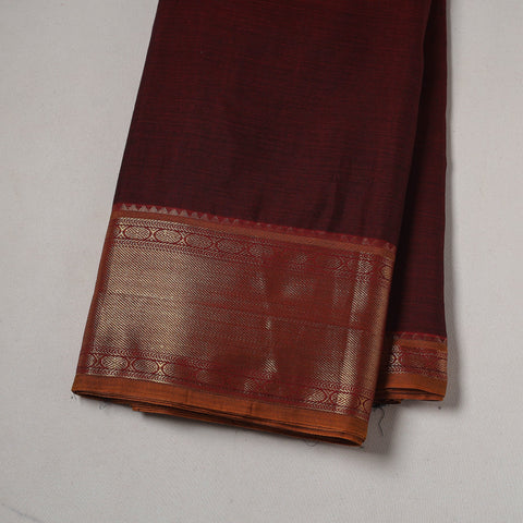 Dharwad cotton fabric with border 17 - handcrafted