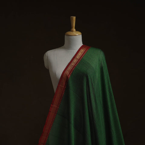 Dharwad cotton fabric with border 18 - handcrafted