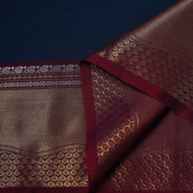 Dharwad cotton fabric with border 21 - handcrafted