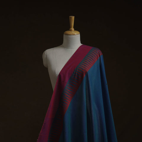 Dharwad cotton fabric with border 27 - handcrafted