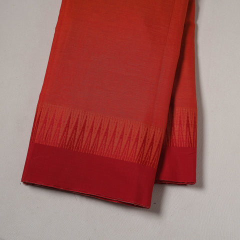 Dharwad cotton fabric with border 28 - handcrafted