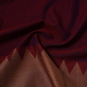 Dharwad cotton fabric with border 30 - handcrafted
