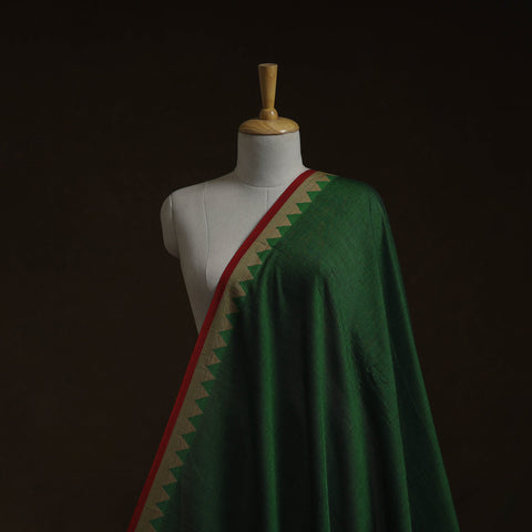 Dharwad cotton fabric with border 31 - handcrafted