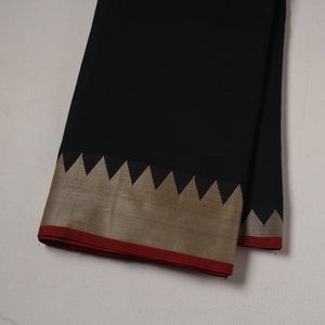 Dharwad cotton fabric with border 34 - handcrafted