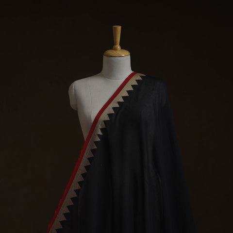 Dharwad cotton fabric with border 34 - handcrafted