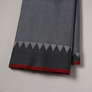 Dharwad cotton fabric with border 35 - handcrafted