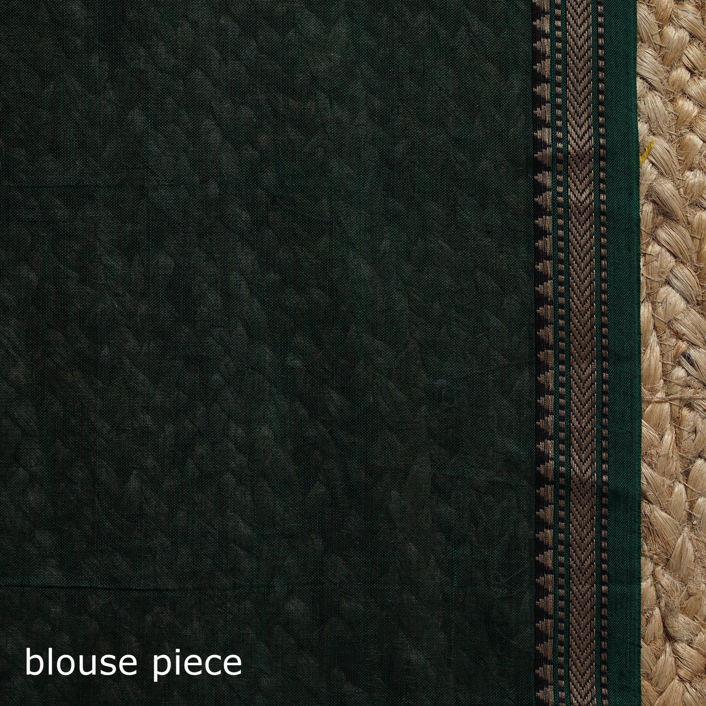 Dharwad cotton saree with border 02 - handcrafted