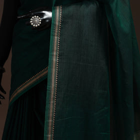 Dharwad cotton saree with border 02 - handcrafted