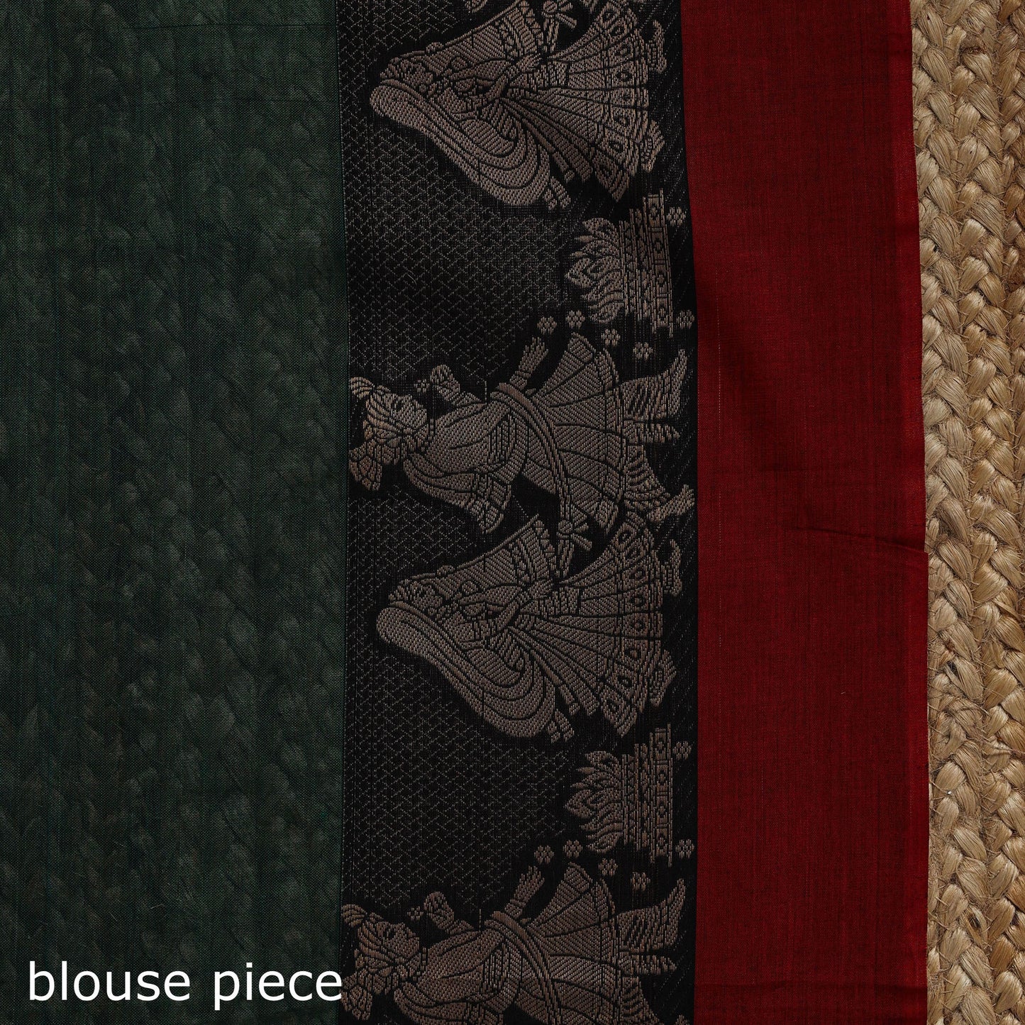 Dharwad cotton saree with border 04 - handcrafted