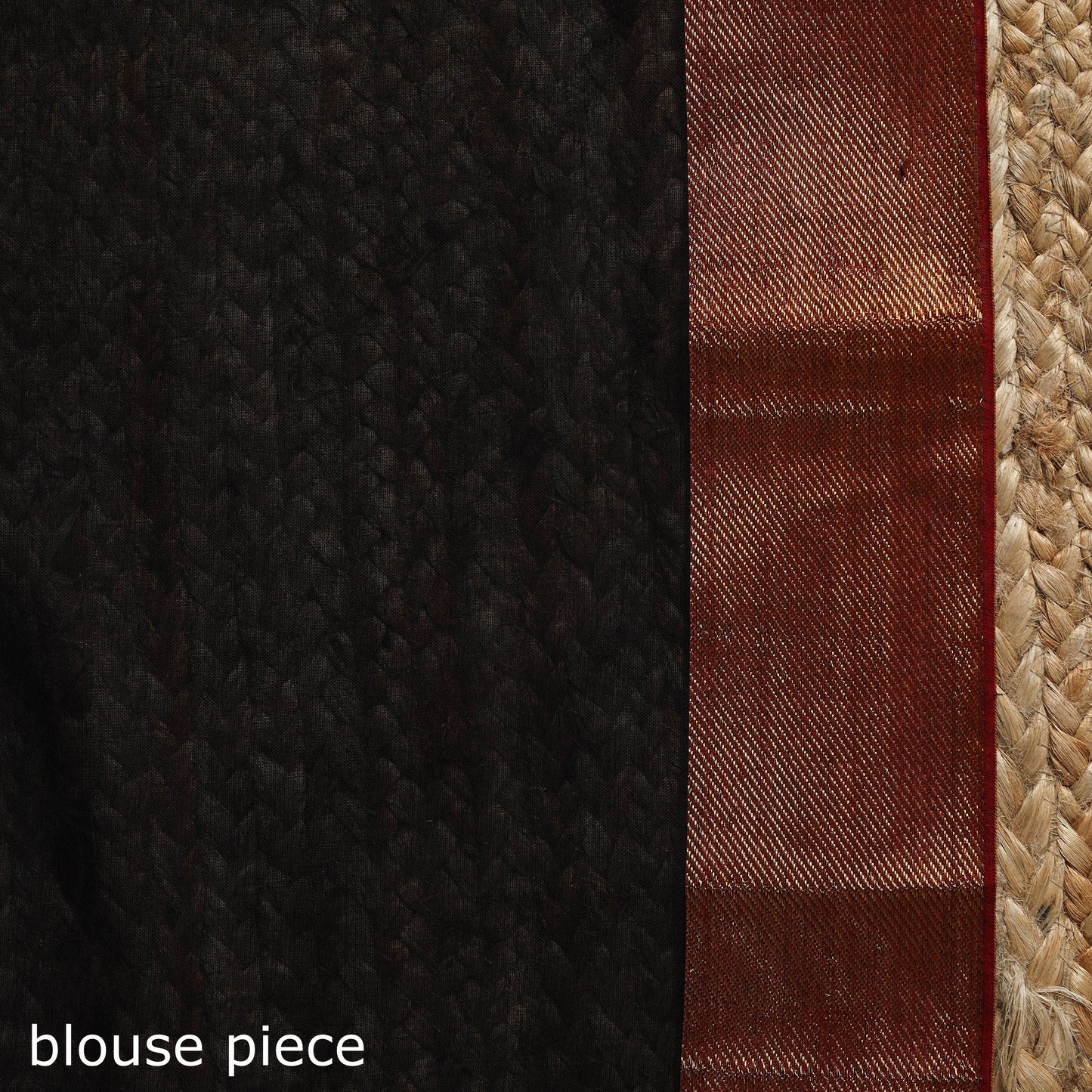 Dharwad cotton saree with border 11 - handcrafted