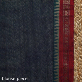 Dharwad cotton saree with border 17 - handcrafted