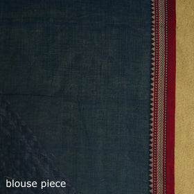 Dharwad cotton saree with border 17 - handcrafted