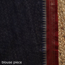 Dharwad cotton saree with border 18 - handcrafted