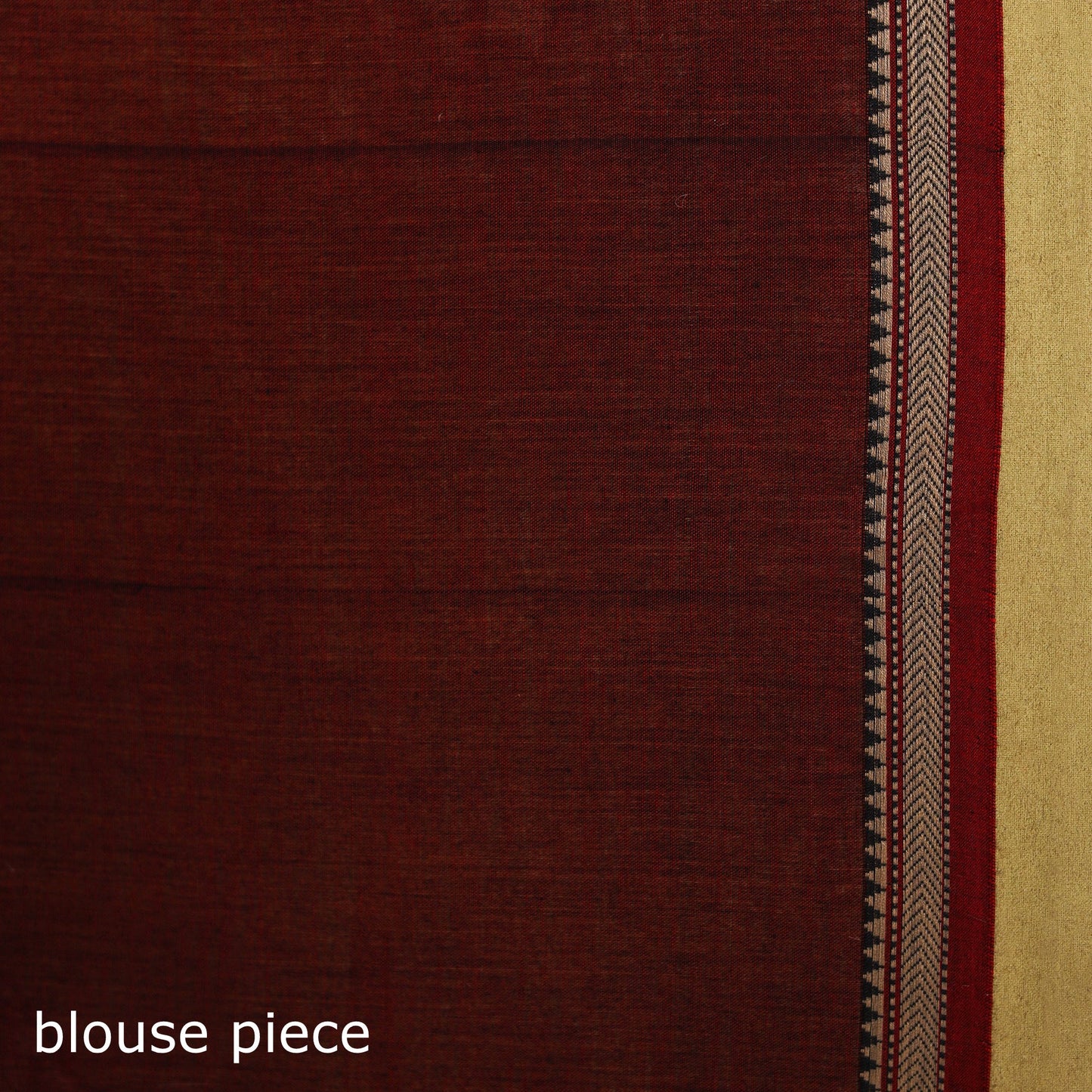 Dharwad cotton saree with border 19 - handcrafted