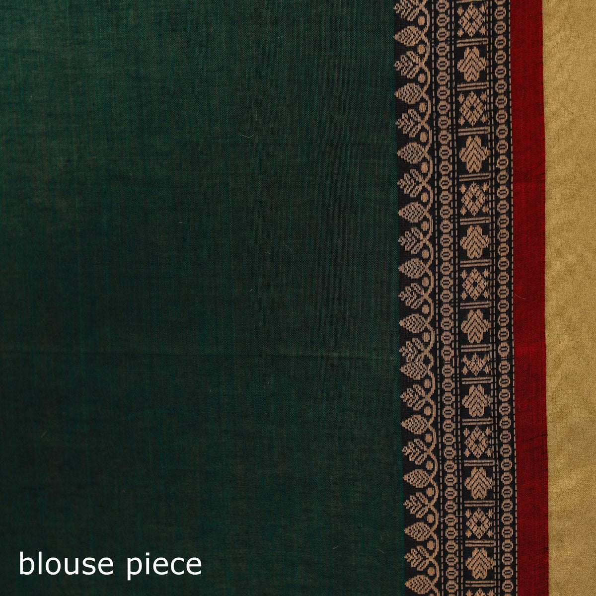 Dharwad cotton saree with border 21 - handcrafted