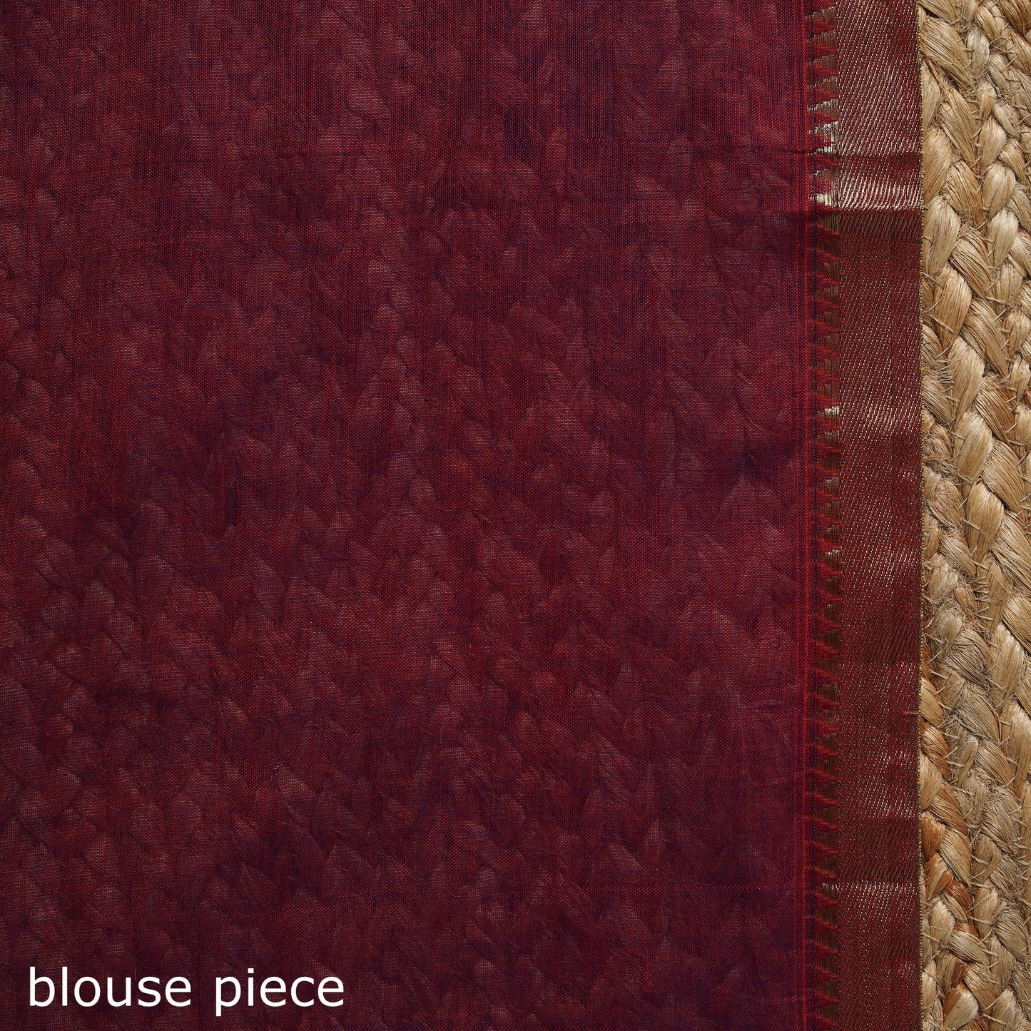 Dharwad cotton saree with border 22 - handcrafted