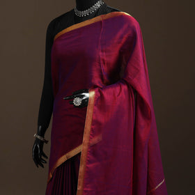 Dharwad cotton saree with border 22 - handcrafted