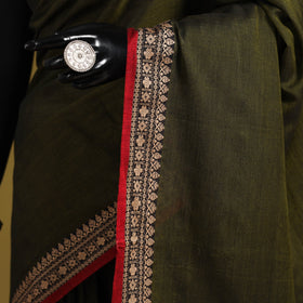 Dharwad cotton saree with border 24 - handcrafted