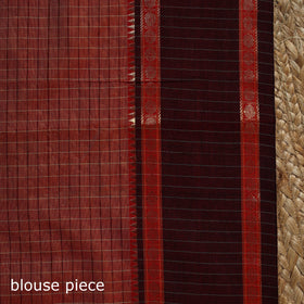 Dharwad cotton saree with border 24 - handcrafted