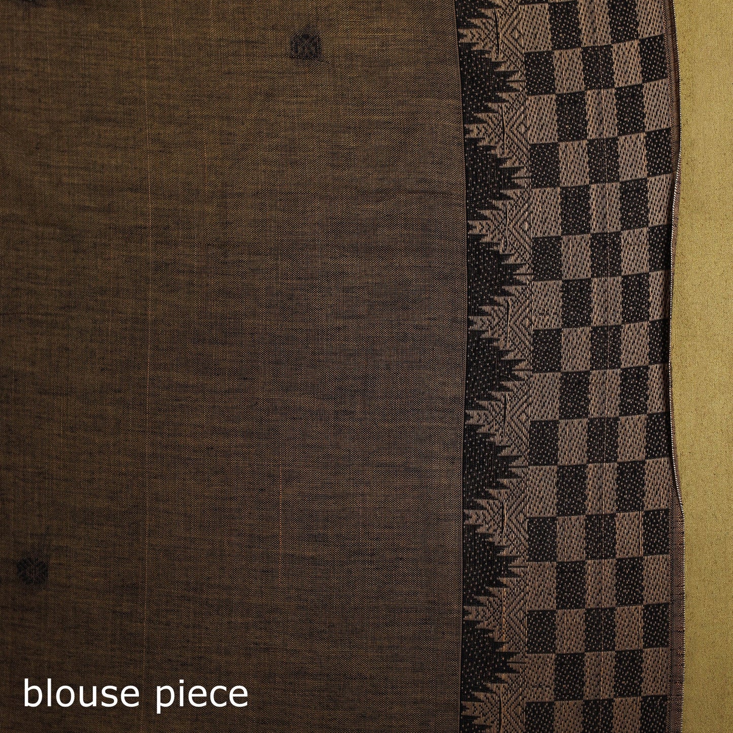 Dharwad cotton saree with border 27 - handcrafted