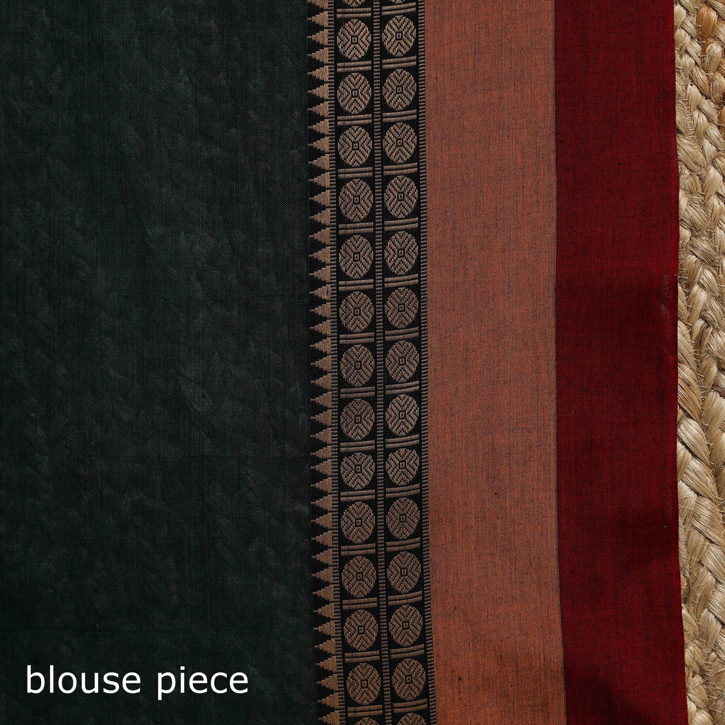 Dharwad cotton saree with border 29 - handcrafted