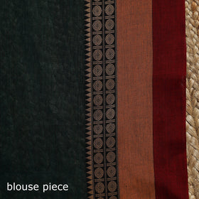 Dharwad cotton saree with border 29 - handcrafted